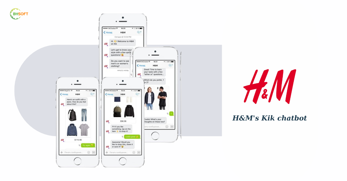 H&M's-Kik-chatbot